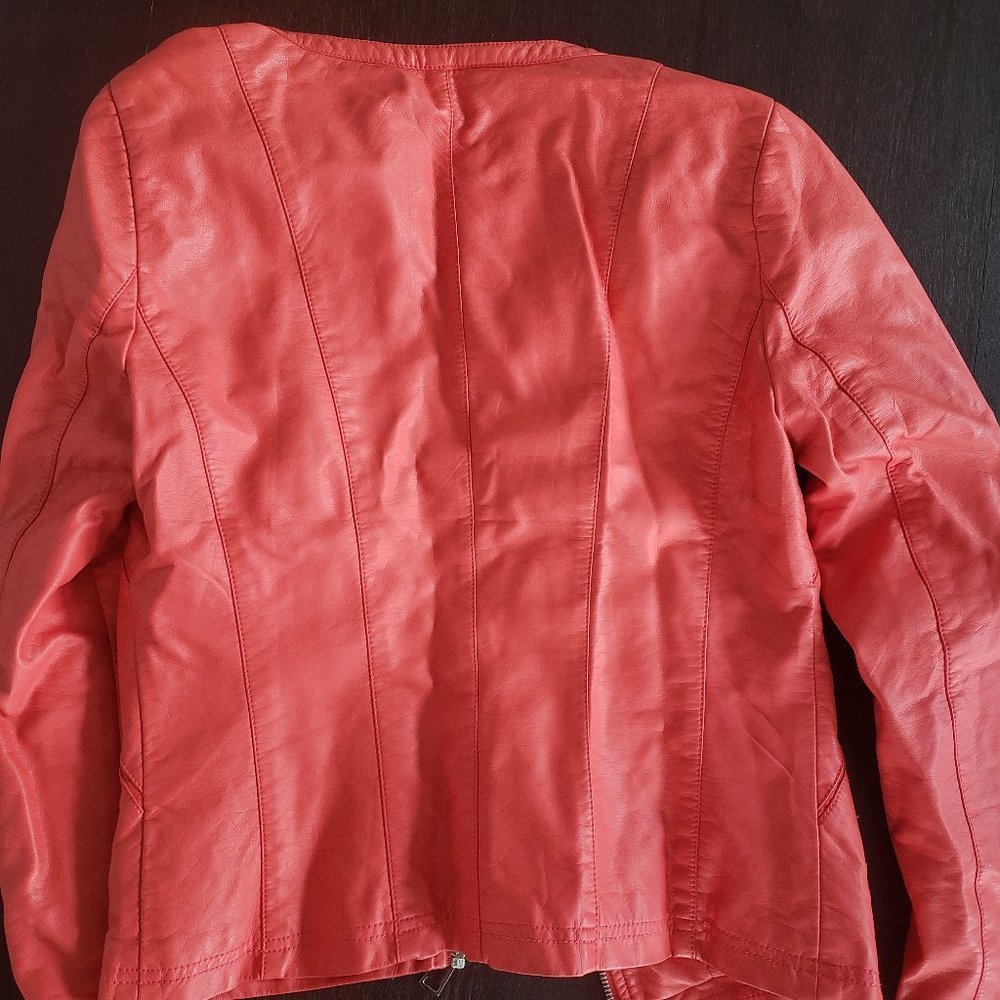 Spring/Autumn Leather Jacket - Picture 3 of 4